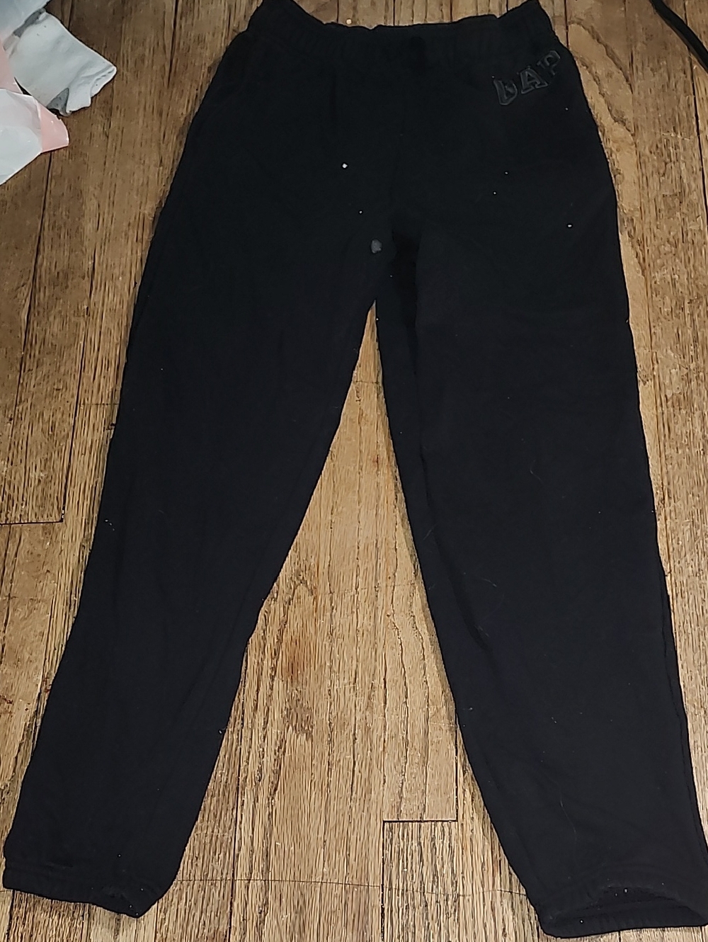 GAP Kids Black Elastic Waist Joggers